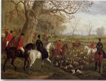 unknow artist Classical hunting fox, Equestrian and Beautiful Horses, 202.